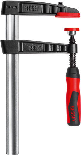 Bessey TG4.024+2K - Clamp, woodworking, F-style, 2K handle, replaceable pads, 4 