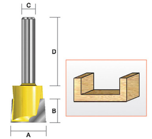 Kempston 214011 - Bottom Cleaning Bit, 3/4" x 15/32"