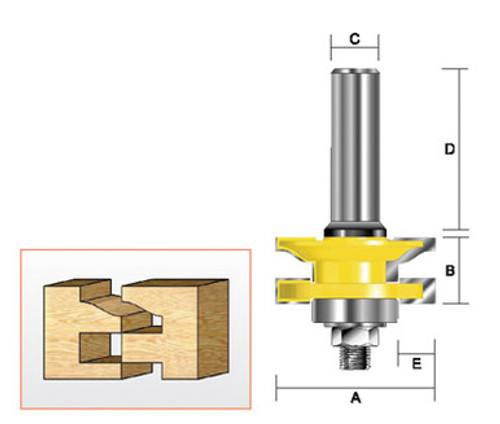 Kempston 409411 - Reversible Rail & Stile Cutter, Roman Ogee