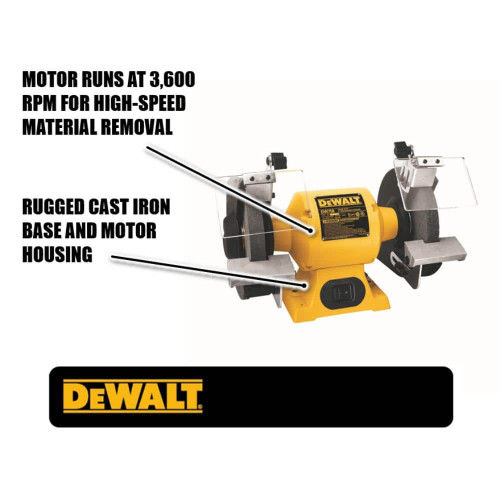 DEWALT DW758 - 8" (205Mm) Bench Grinder