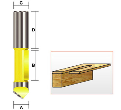 Kempston 154421 - Panel Pilot Bit, 1/2" x 1-3/16"