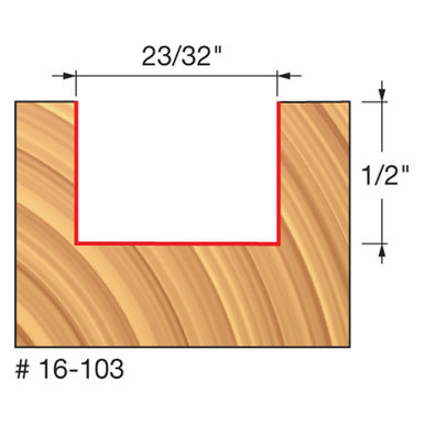 Freud 16-103 - 23/32" (Dia.) Mortising Bit