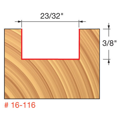 Freud 16-116 - 23/32" (Dia.) Mortising Bit