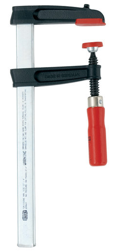 Bessey TC5.512 - Clamp, woodworking, F-style, flat rail, 5.5 In. x 12 In., 1200 