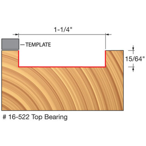 Freud 16-522 - 1-1/4" (Dia.) Mortising Bit