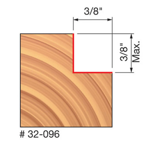 Freud 32-096 - 1-1/4" (Dia.) Rabbeting Bit