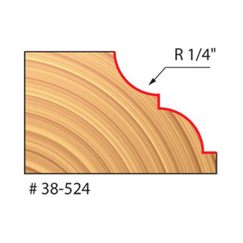 Freud 38-524 - 1-1/2" (Dia.) Classical Bold Cove & Bead Bit