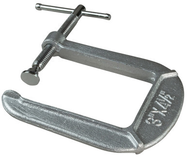 Bessey CM34DR - Clamp, C-style, malleable cast, (Deep Throat) (Deep Throat) 3 In