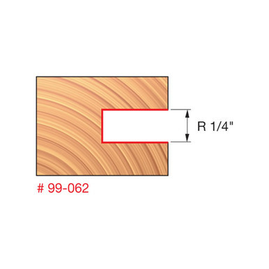 Freud 99-062 - 1-1/2" (Dia.) Rail & Stile Profile Bit