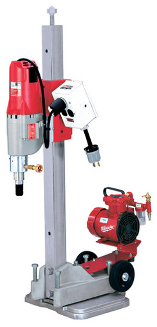 Milwaukee 4115-22 - Diamond Coring Rig with Small Base Stand, Vac-U-Rig® Kit, Meter Box and Diamond Coring Motor