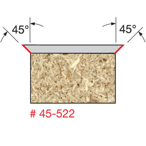 Freud 45-522 - 1-3/8" (Dia.) Laminate Miter Joint Bit