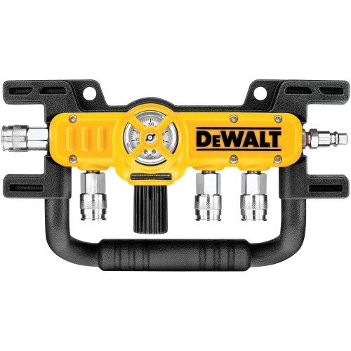 DEWALT D55040 - 1/4" Quadraport Air Line Splitter With Regulator