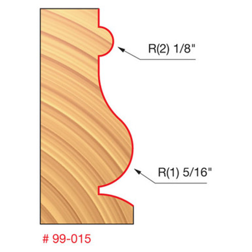 Freud 99-015 - 1-1/16" (Dia.) Face Molding Bit