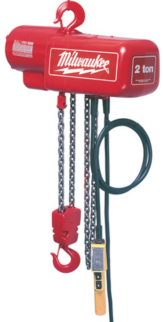 Milwaukee 9570 - 2 Ton Electric Hoist 10 Ft.