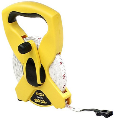 Stanley -  30m/100-Foot Open Reel Fiberglass Long Tape Rule - 34-791