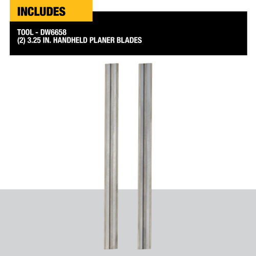 DEWALT DW6658 - Carbide Replacement Blades (Dw675)