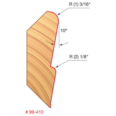 Freud 99-410 - 1-1/4" (Dia.) Crown Molding Bit