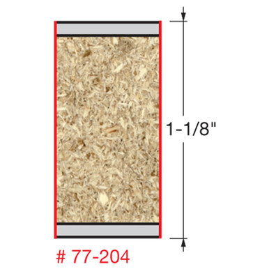 Freud 77-204 - 3/8" (Dia.) Double Compression Bit with 3/8" Shank