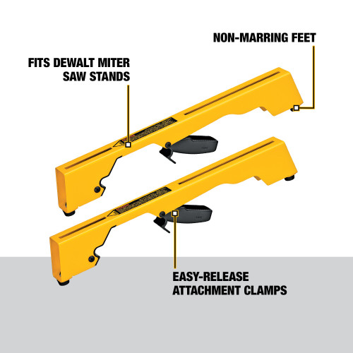 DEWALT DW7231 - Mitre Saw Workstation Mounting Brackets (Pair)