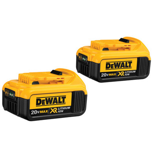 DEWALT DCB204-2 - 20V MAX* Premium XR Lithium Ion 2-Pack