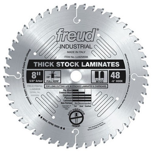 Freud LU92M008 - 8" Thick-Stock Laminate Blade