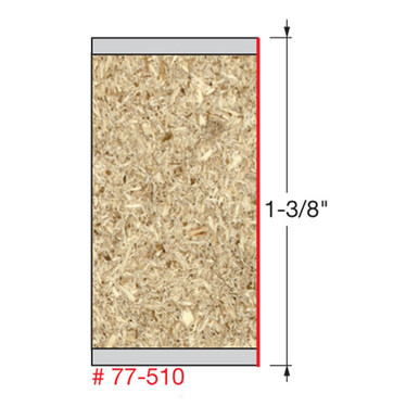 Freud 77-510 - 1/2" (Dia.) Double Flute Mortise Compression Bit