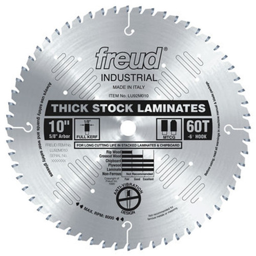 Freud LU92M010 - 10" Thick-Stock Laminate Blade