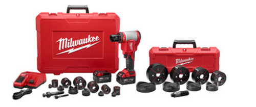 Milwaukee 2676-23 - M18 FORCE LOGIC 10-Ton Knockout Tool 1/2 in. to 4 in. Kit