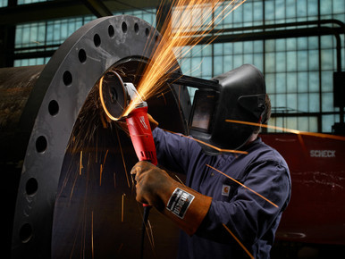 Milwaukee 6124-30 - 13 Amp 5 in. Small Angle Grinder Trigger Grip, Lock-On