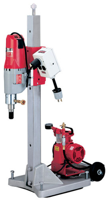 Milwaukee 4120-22 - Diamond Coring Rig with Large Base Stand, Vac-U-Rig® Kit, Meter Box and Diamond Coring Motor