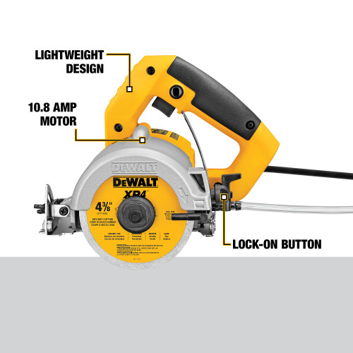 DEWALT DWC860W - 4 1/2" Wet Tile Saw