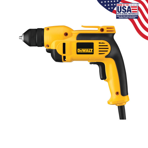 DEWALT DWD112 - 3/8" Vsr 0-2,500 Rpm Drill 7.0A, Keyless Chuck