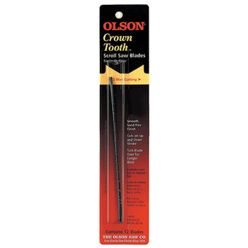 Olson 63200 - Crown Tooth Scroll Saw Blade # 12pk