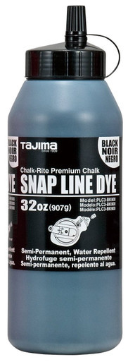 Tajima PLC3-BK900 - Snap Line Dye, Black, 907G / 32 Oz.
