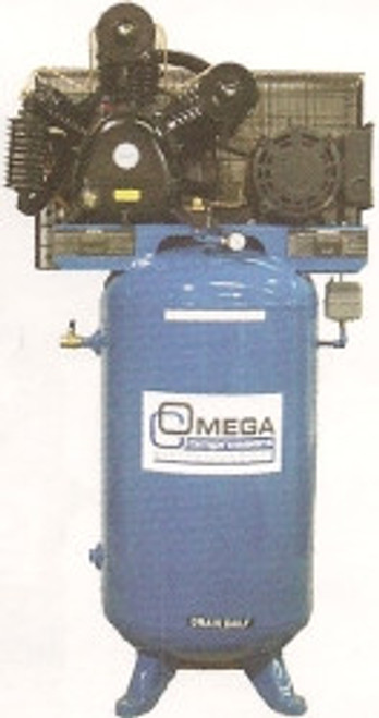 Omega -  7.5 HP Horizontal Compressors - Two Stage - TK-7580V-M2M