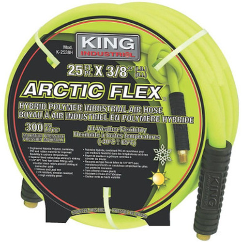 King Canada K-2538H - 3/8” x 25 ft. Hybrid industrial air hose