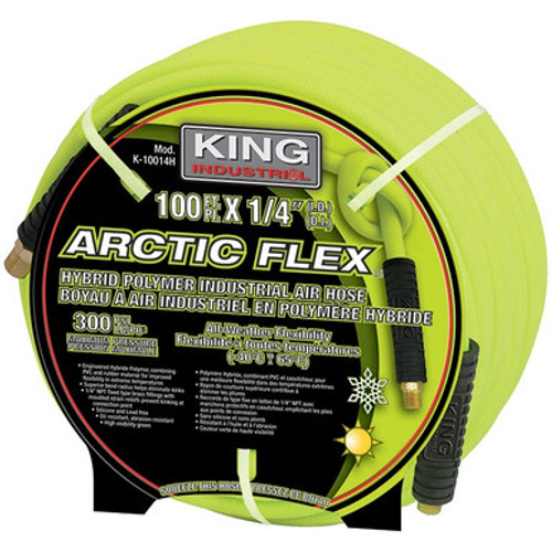 King Canada K-10014H - 1/4” x 100 ft. Hybrid industrial air hose