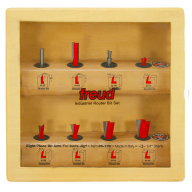 Freud 96-100 - 1/4" SHANK INCRA JIG SET