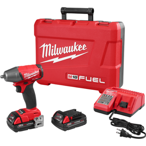 Milwaukee 2754-22CT - M18 FUEL™ 3/8" Compact Impact Wrench w/ Friction Ring Kit - CP Batteries