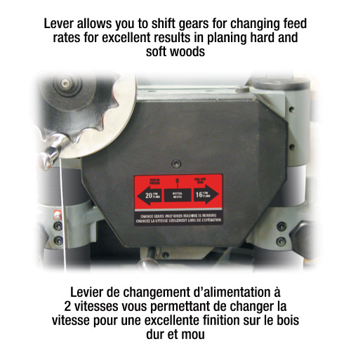 King Canada KC-526FX - 20" Planer With Spiral Cutterhead