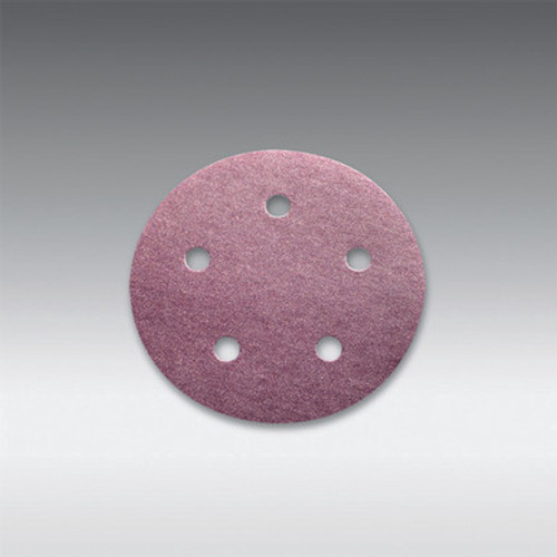 Sia Abrasives - 5", 5 hole Velcro Sanding Disc 180 Grit Box/100Pcs