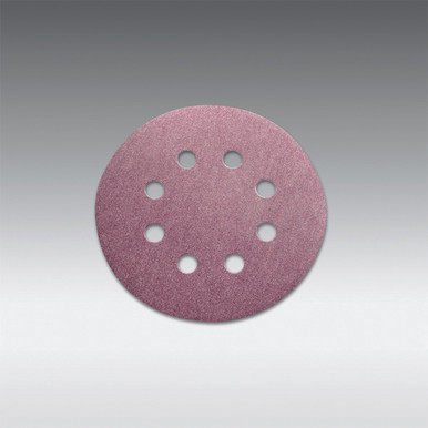 Sia Abrasives - 5", 8 hole Velcro Sanding Disc 100 Grit Box/100Pcs