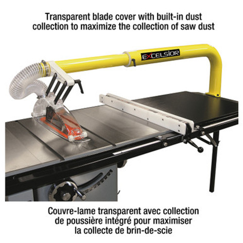 King Canada XL-1014 - Overarm blade cover system with dust collector