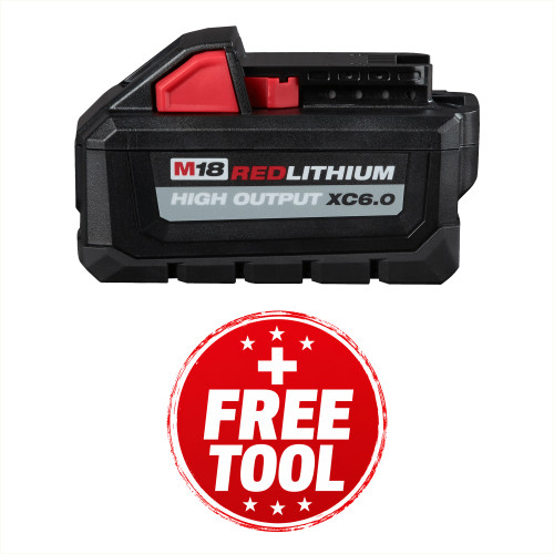 Milwaukee 48-11-1865 - M18 REDLITHIUM HIGH OUTPUT XC 6.0Ah Battery Pack