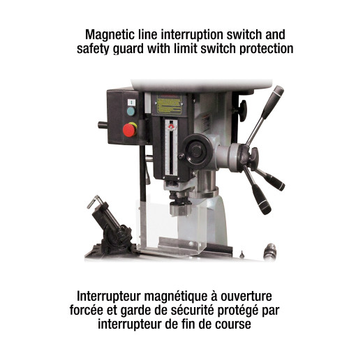 King Canada PDM-30 - 1 1/4" Milling Drilling Machine - 2 Hp - With Limit Switch