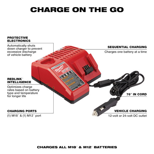 Milwaukee 48-59-1810 - M18 & M12 DC Charger