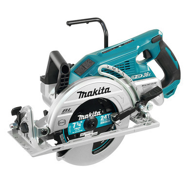 Makita DRS780Z - 7-1/4" Cordless Rear Handle Circular Saw with Brushless Motor