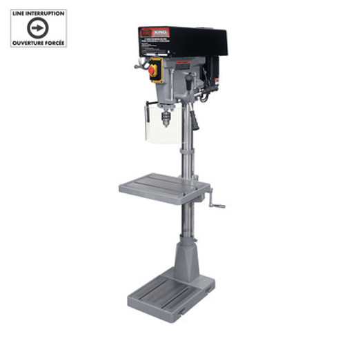 King Canada KC-30HS-VS - 15” Variable speed industrial drill press