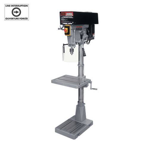 King Canada KC-30HS-VS - 15" Variable Speed Industrial Drill Press