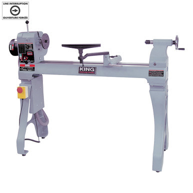 King Canada KWL-1643ABC - 16" X 43" Wood Lathe With Electronic Variable Speed